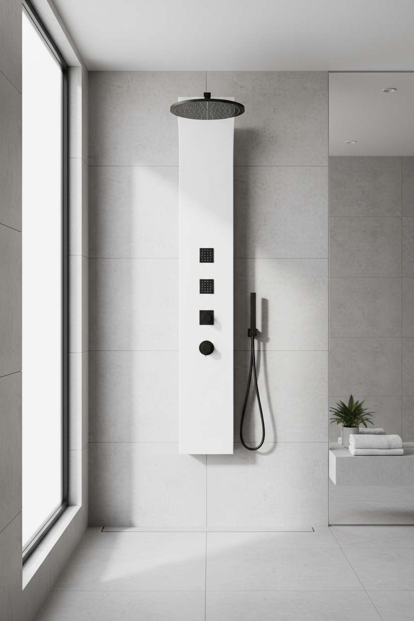 Colonne de douche encastrable : guide d'achat et d'installation