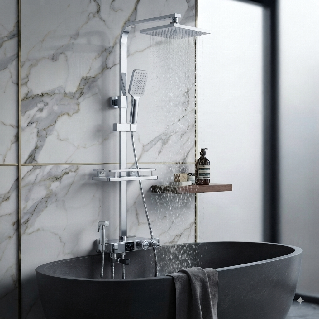 Colonne de Douche Thermostatique avec indicateur de température