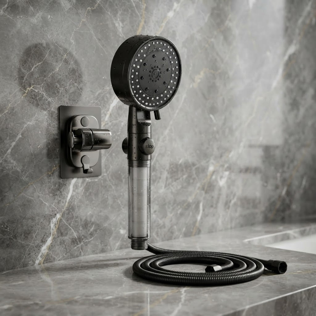 Pommeau de douche haute pression – Anti-calcaire, 10 modes & éco