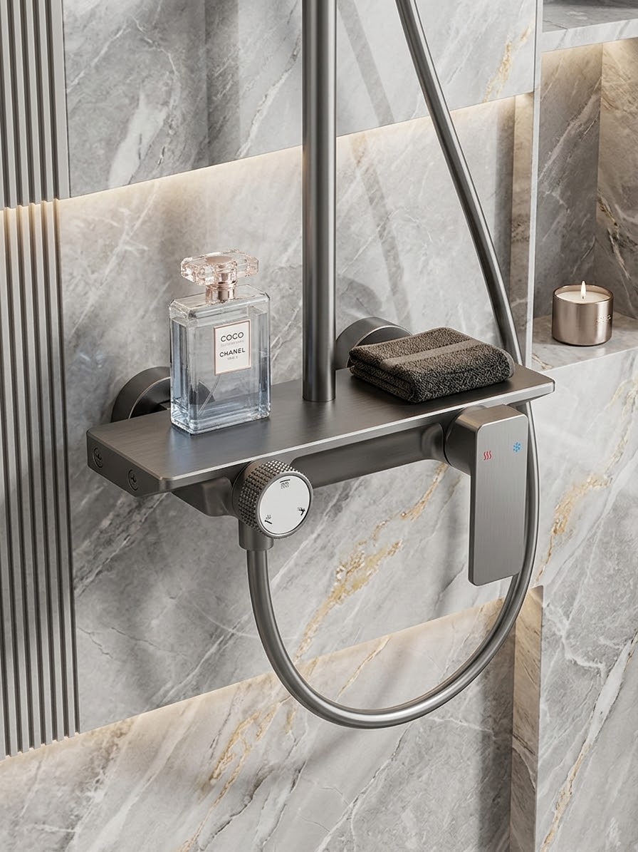 Colonne de Douche 3 Voies – Réglable en Hauteur