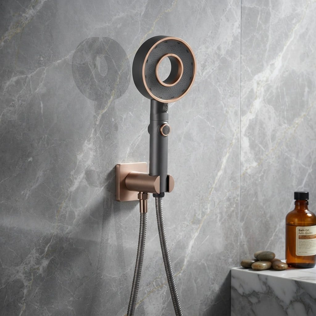 Pommeau de douche haute pression – 3 modes & économie d’eau