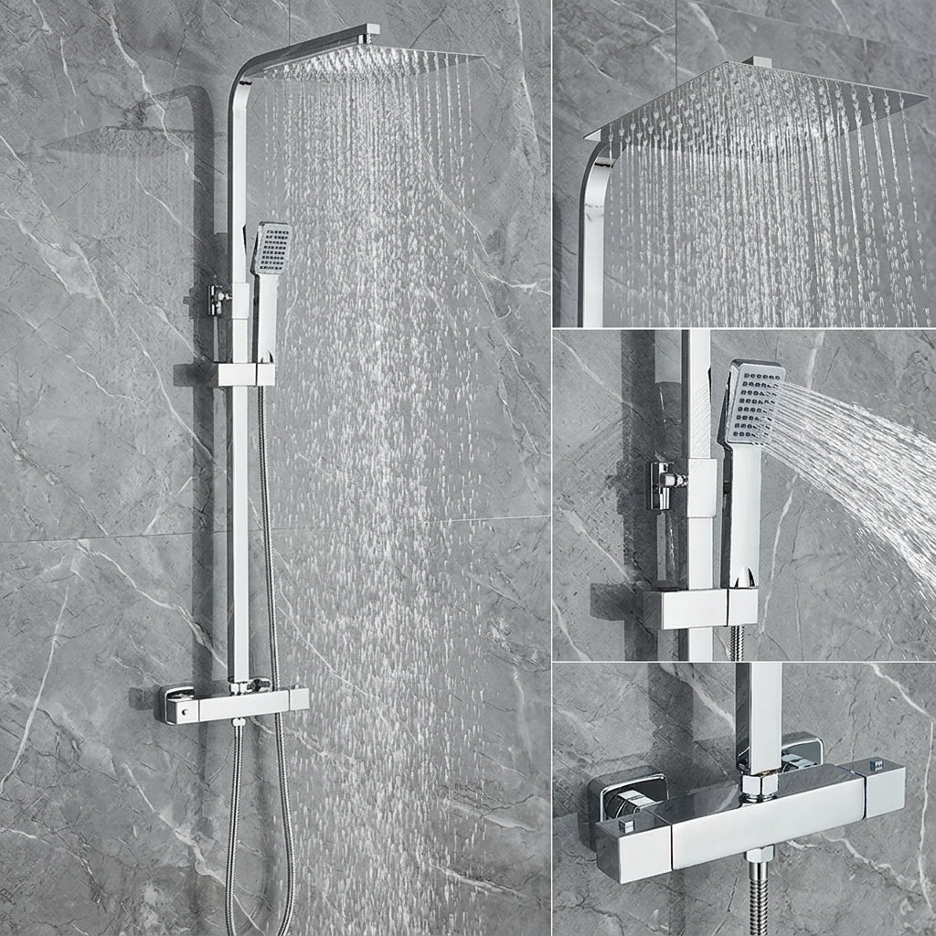 Colonne de Douche Thermostatique Chrome