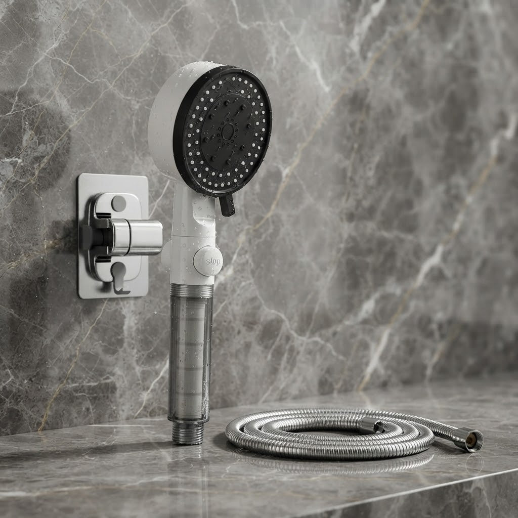 Pommeau de douche haute pression – Anti-calcaire, 10 modes & éco
