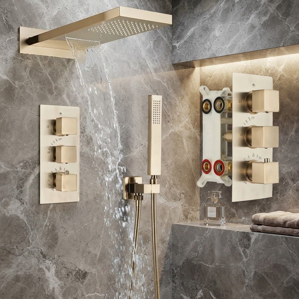 Colonne de Douche Encastrable – Design Moderne