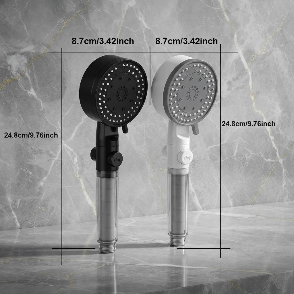 Pommeau de douche haute pression – Anti-calcaire, 10 modes & éco