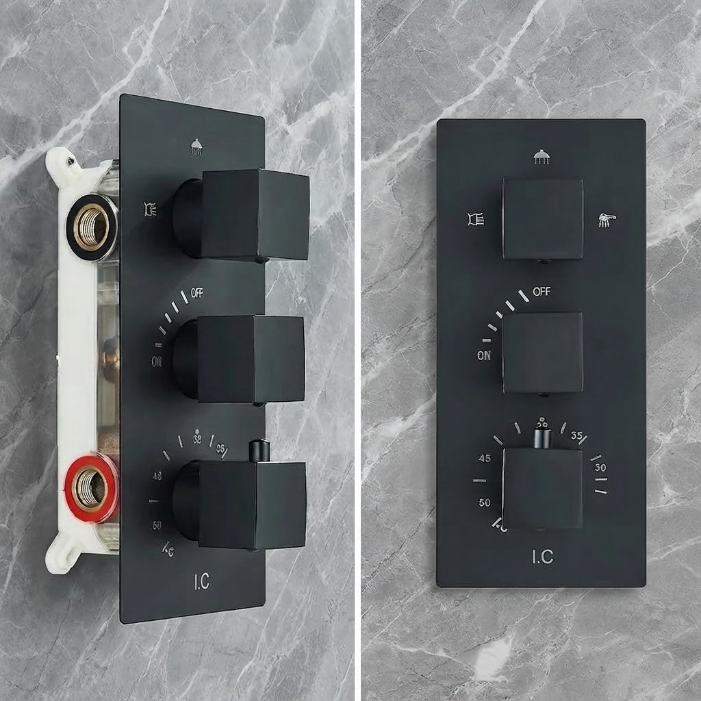 Colonne de Douche Encastrable – Design Moderne