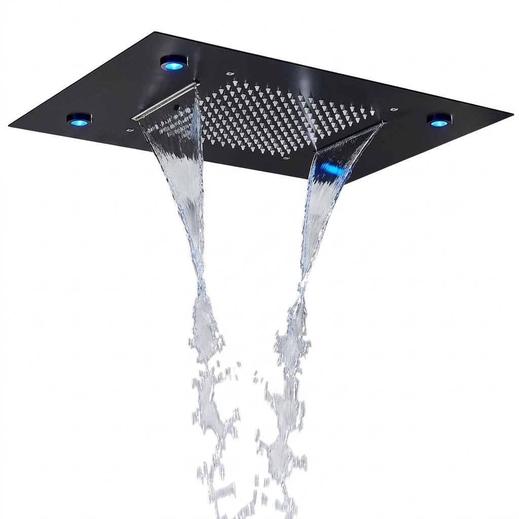 Tête de Douche LED Encastrable – Plafond
