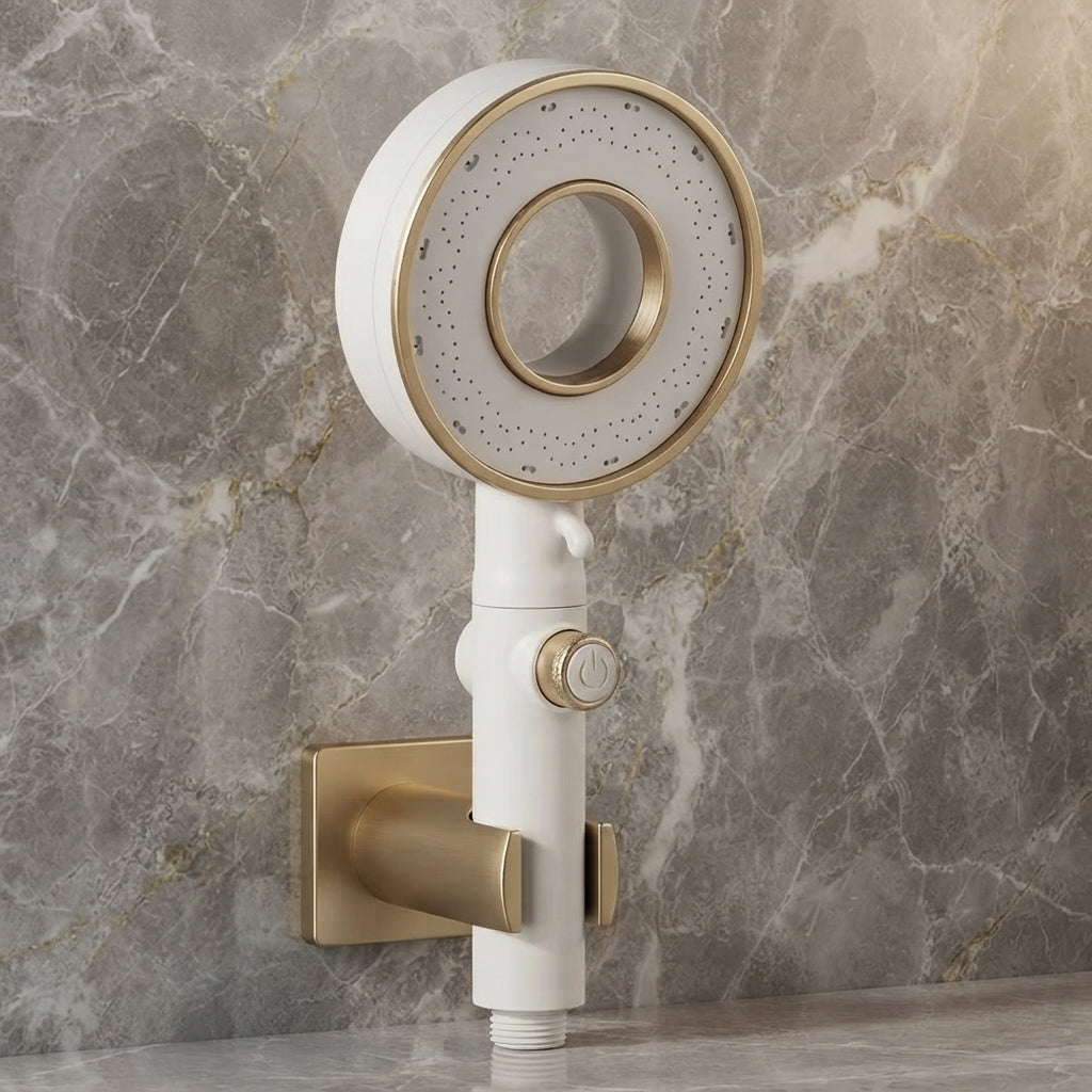 Pommeau de douche haute pression – 3 modes & économie d’eau