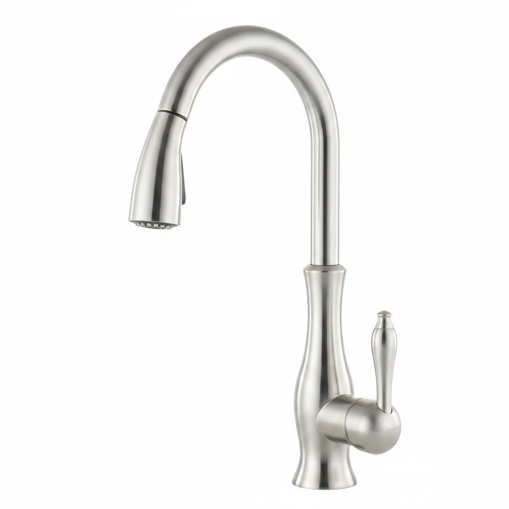 Robinet de Cuisine Extractible – Mitigeur Pivotant 360°